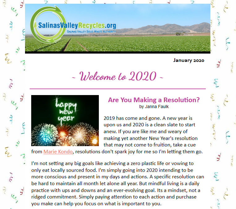 2020 Newsletter