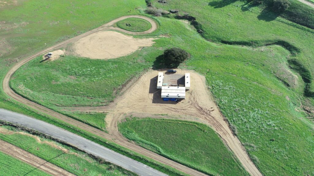 Drone image of Johnson Canyon center