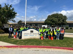 Students With Chualar Sign