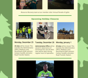 Snippet of December 2023 E-Newsletter