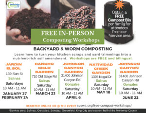 Schedule for Composting Workshops
