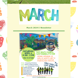 Screenshot of March 2024 E-Newsletter