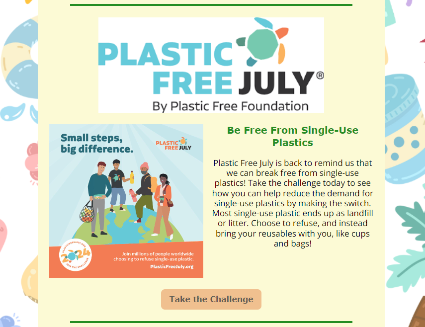 Snapshot of Summer E-newsletter