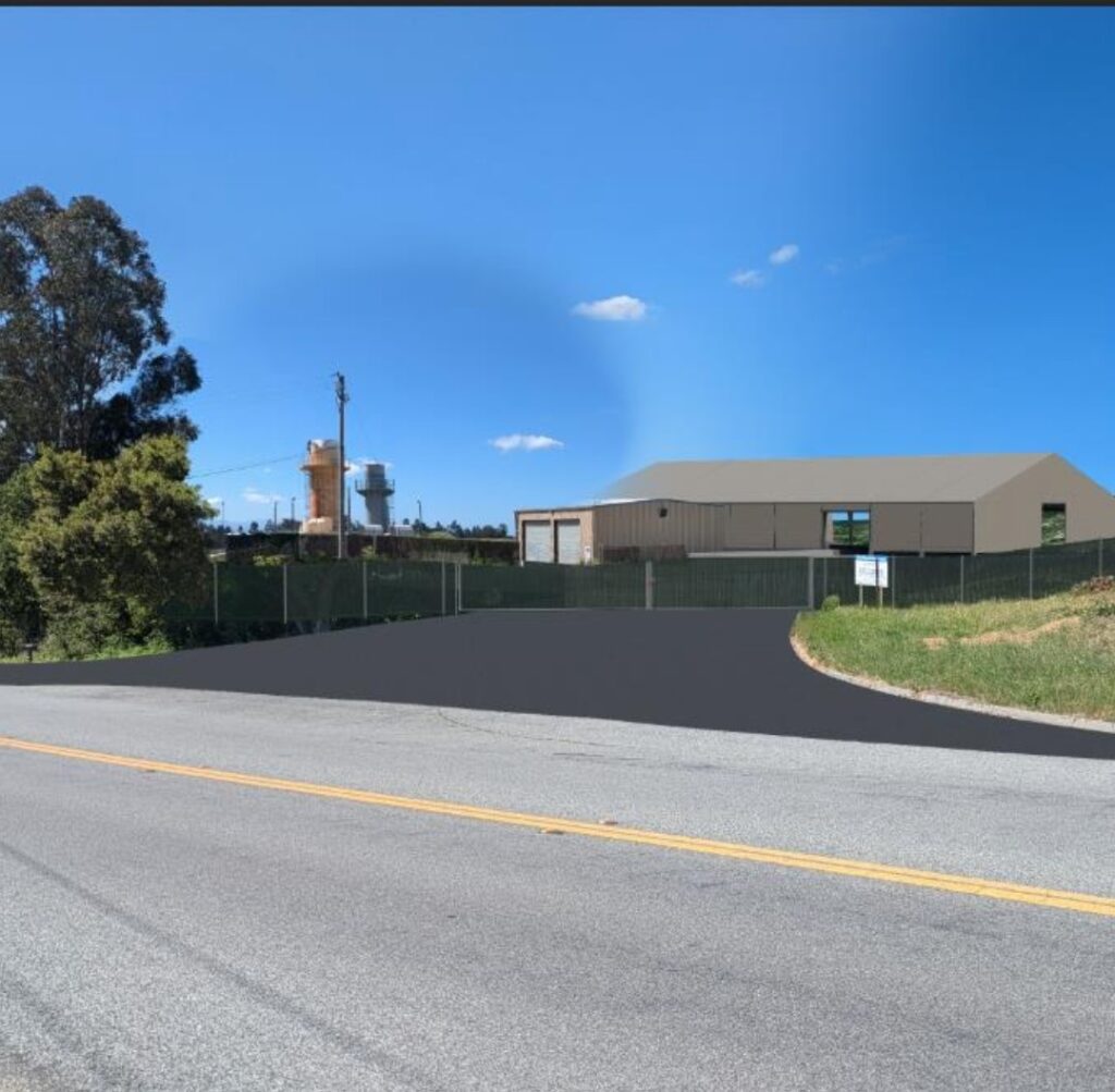 Preliminary Image of the North Monterey County Transfer Station Project - Entrance