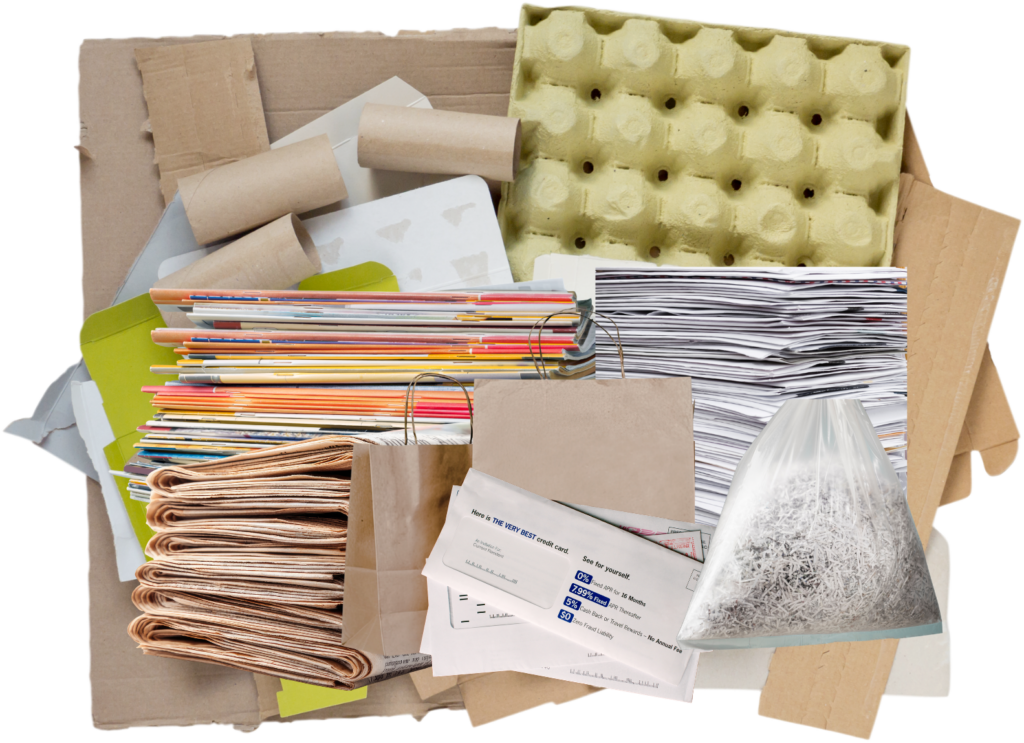 Recyclable Paper and Cardboard